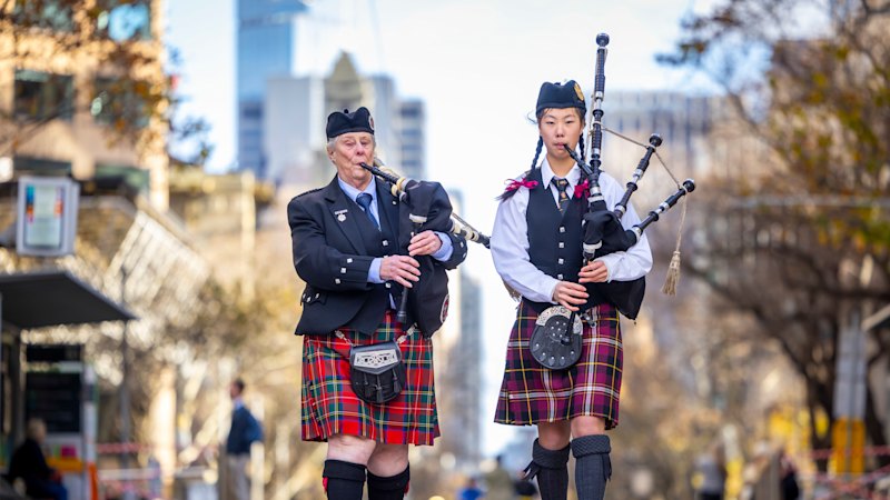 Piping hot: Female bagpipers break barriers and a record
