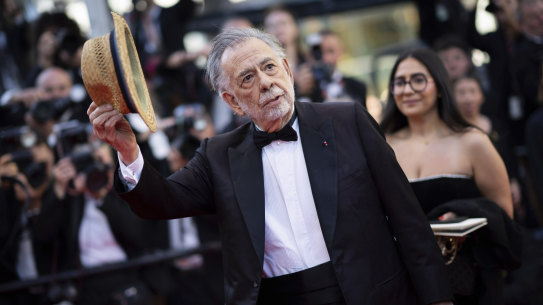 Director Francis Ford Coppola arrives at the premiere of ‘Megalopolis’ at Cannes