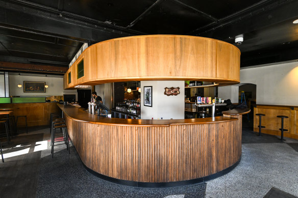 The new main bar at Punters Club. 