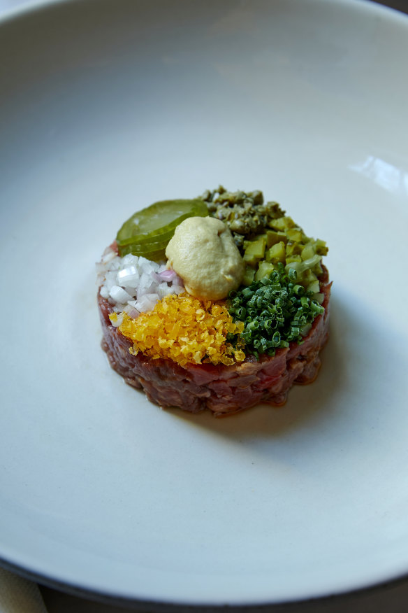 Rangers Valley beef tartare. 
