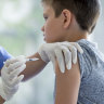 Generic photo of a child getting a vaccination.