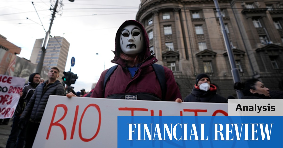 Rio Tinto's lithium mine plan fires up Serbian protests - Vimarsana News