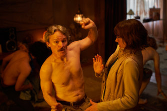 Damon Herriman as Bruno and Jackie van Beek as Laura in Nude Tuesday.