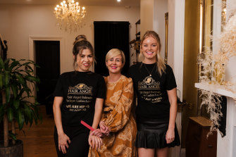Hair Angel owner Deborah Bradshaw has had special t-shirts made up for staff to help recruit.