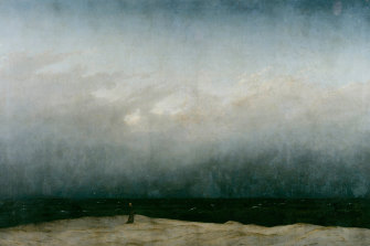 Monk by the Sea (1808-10) by Caspar David Friedrich.