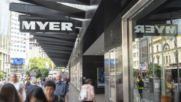 Myer closes all stores for four weeks 