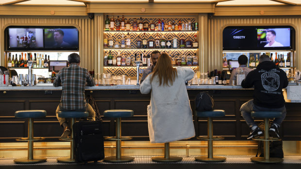 Airport champagne tastes better when you know you can’t really afford it.