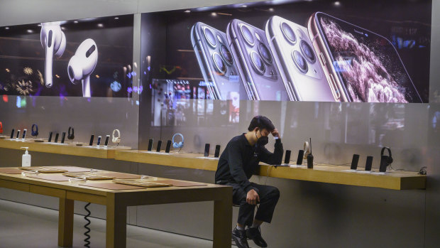 Apple said it would temporarily close its 42 stores in China. Many businesses are asking staff to work from home.
