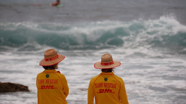 Thankfully Killcare was a patrolled beach; two lifeguards sprang into action to rescue my husband and child from a rip.