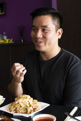 Kevin La explains how to make crispy fried rice: