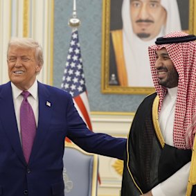 President Donald Trump and Saudi Crown Prince Mohammed bin Salman.