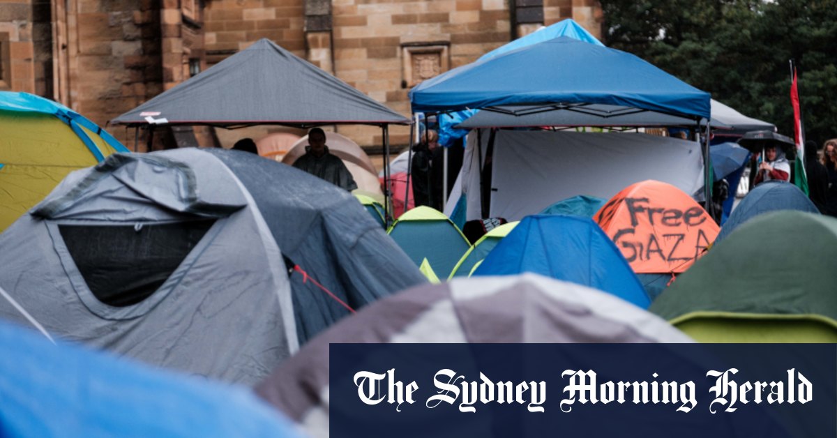 Sydney University protest camp will stay: Vice chancellor - Vimarsana News