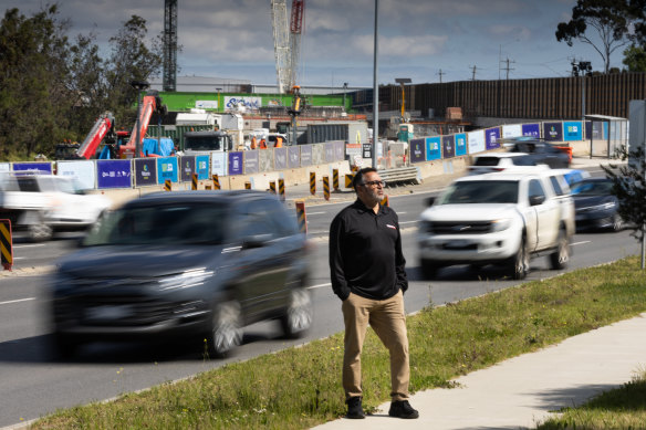 Construction on the North East Link is underway.