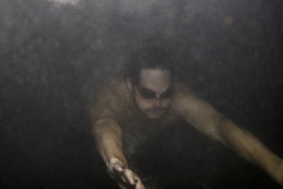Justin Beatty found a love of ocean swimming during the pandemic.