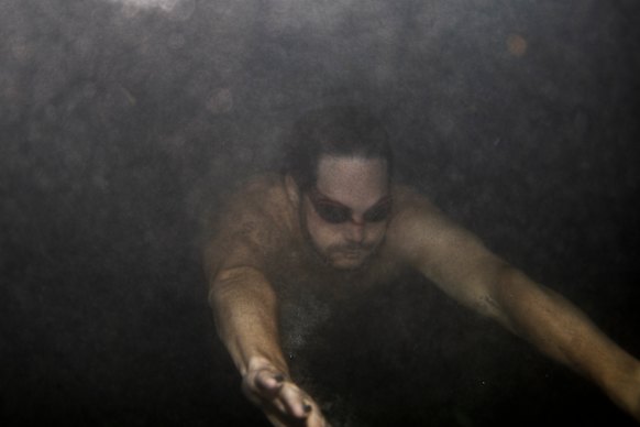 Justin Beatty found a love of ocean swimming during the pandemic.