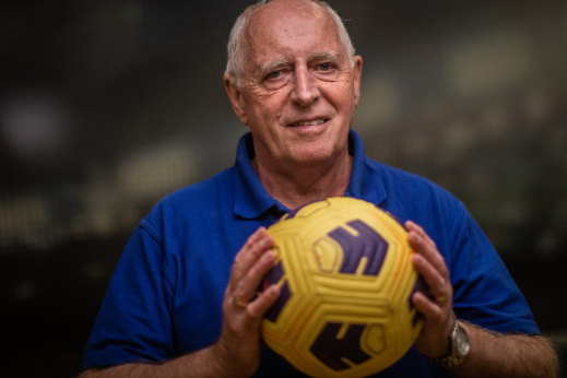 More than a game: Gerry Fay says walking football got him out of the house and active again.
