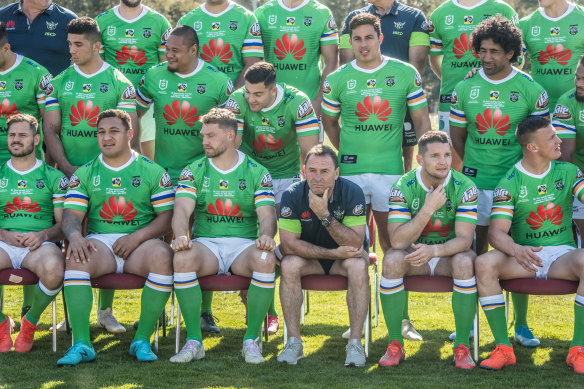 Canberra coach Ricky Stuart ... Despite being a favourite son, some of the Raiders faithful didn't want him as coach.
