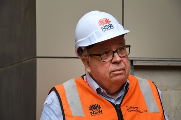 NSW Building Commissioner David Chandler will conduct a skills audit for workers on building sites. 