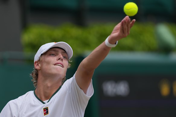 Cruz Hewitt will contest the Wimbledon boys’ singles final.