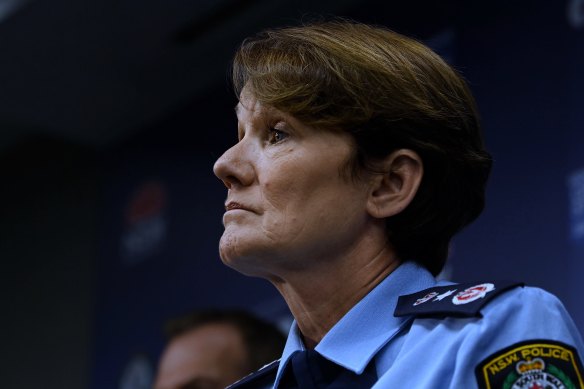 NSW Police Commissioner Karen Webb is again facing criticism from her opponents. 