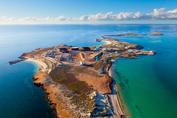 Varanus Island is home to an oil and gas hub. 