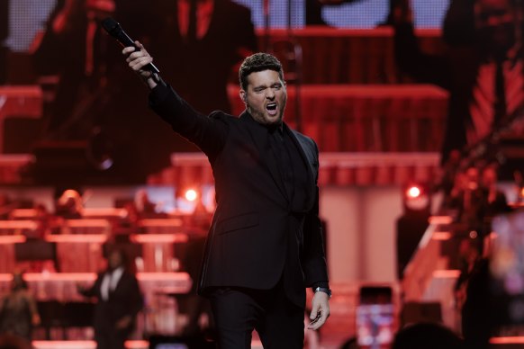 Michael Buble didn’t disappoint fans at his long-awaited Sydney show.