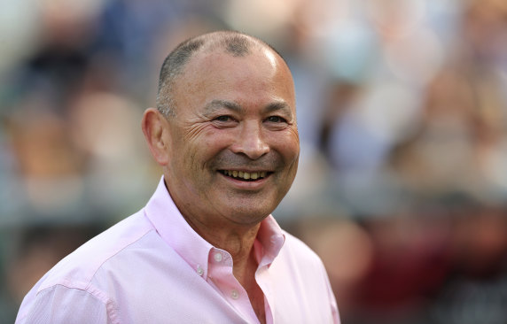 The hiring of Eddie Jones, seen here with the Barbarians, as the Wallabies head coach has jolted rugby back into the public’s consciousness.