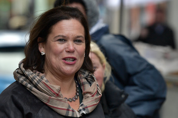 Sinn Fein leader Mary Lou McDonald.