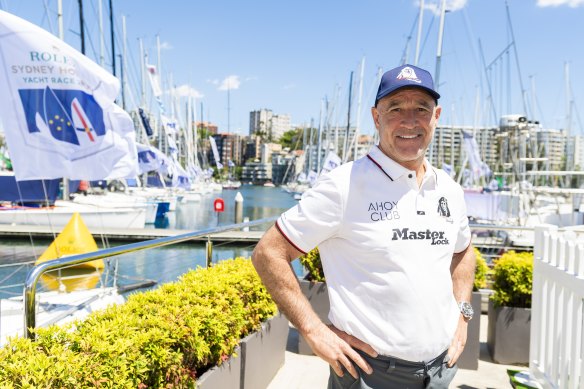 James Mayo, co-skipper of one of the fastest maxi yachts in the world, Master Lock Comanche.