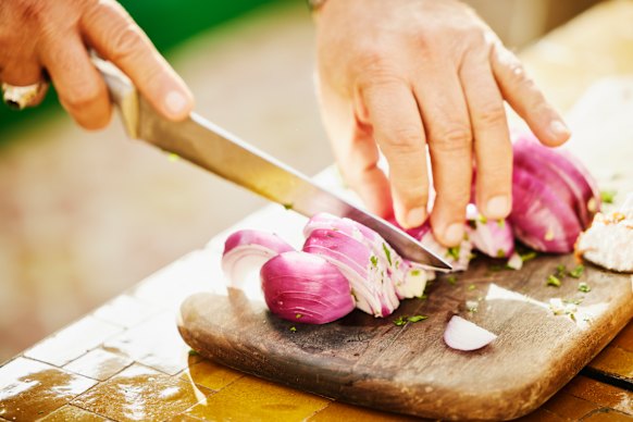 The smell of cooking onions often elicits memories of the past, and happy times.