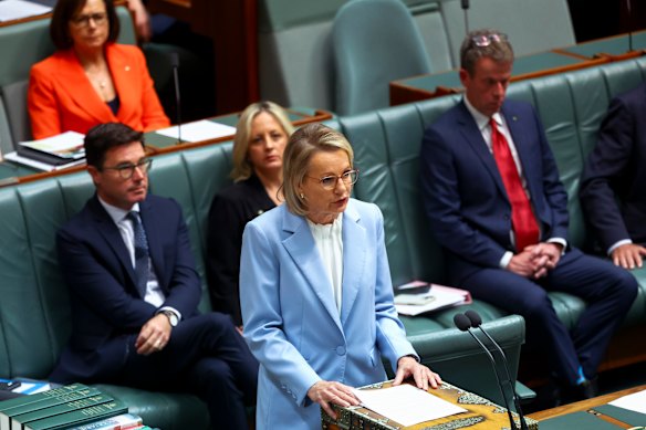 Opposition Leader Sussan Ley on Tuesday.