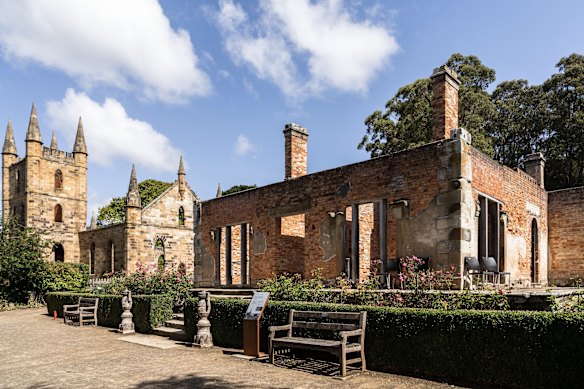 Convicts made the bricks to make their own prison.