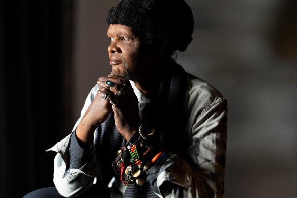 Visual artist and experimental musician Lonnie Holley: “The way I make music is I simplify”.