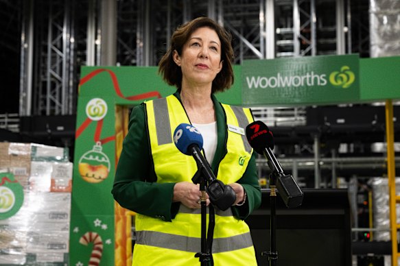 Woolworths chief executive Amanda Bardwell has committed to price-locking 300 products, but warned of price increases to come.