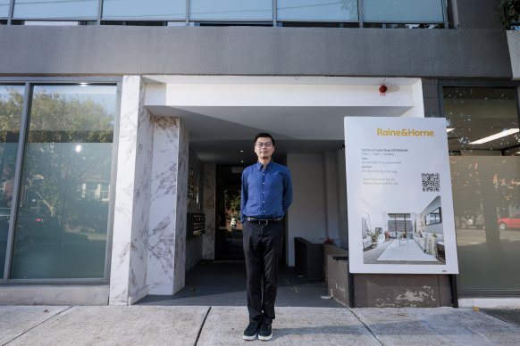 William Liu is selling his Petersham unit after deciding to move overseas