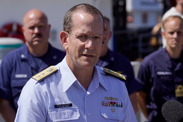 US Coast Guard Rear Admiral John Mauger.