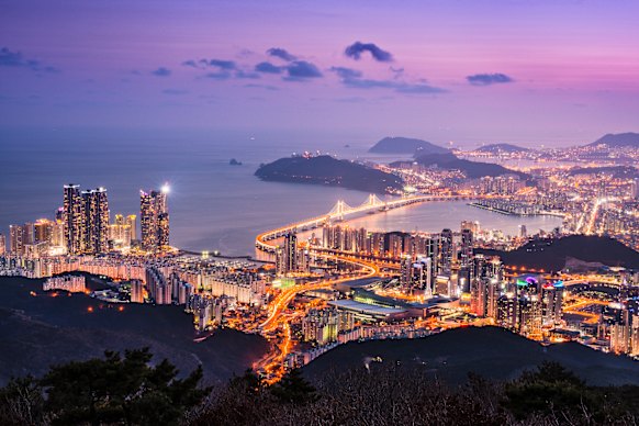 South Korea’s sparkling Busan.