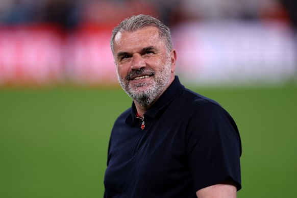 Ange Postecoglou after Tottenham Hotspur won the Europa League final on May 21.