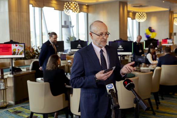 Crown Sydney boss Mark McWhinnie says he’s still confident there’s enough appetite for two casinos in NSW despite soft foot traffic. 