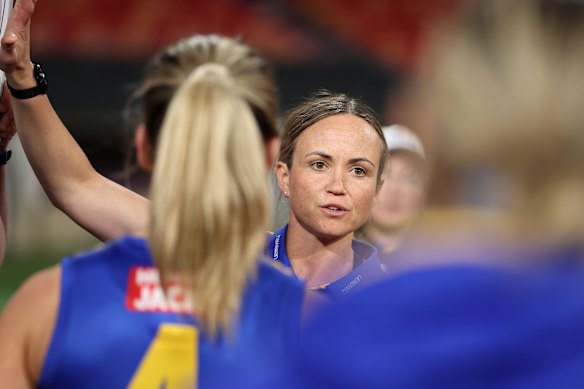 Eagles head coach Daisy Pearce.