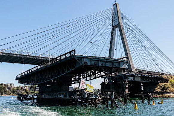 Transport for NSW said the bridge was deteriorating ‘due to its age, original structural materials, and prolonged exposure to the corrosive marine environment’.
