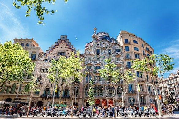 Gaudi’s Casa Batllo is also known as the “House of Bones”.