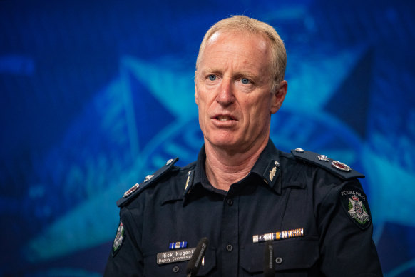 Victoria Police’s deputy commissioner for regional operations Rick Nugent.