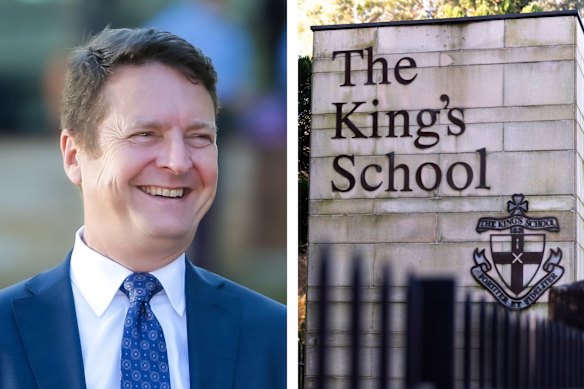 Former King’s School headmaster Tony George.