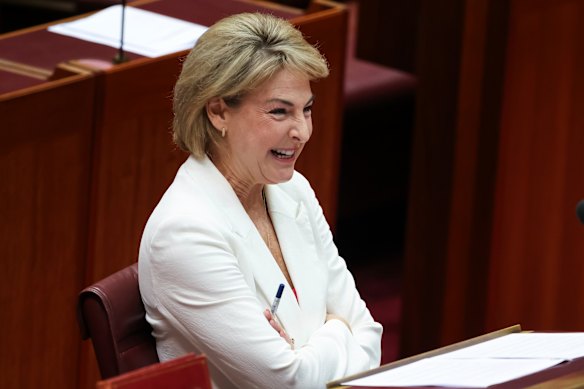 Leader of the Opposition in the Senate, and Shadow Attorney-General, Senator Michaelia Cash.