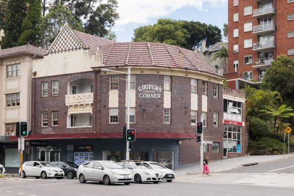 To be heritage listed: Cooper’s Corner in Double Bay.