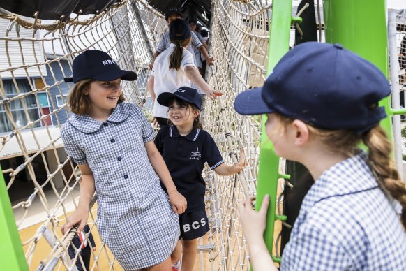 Younger girls appeared to favour playground equipment that involves skills such as climbing and balancing.