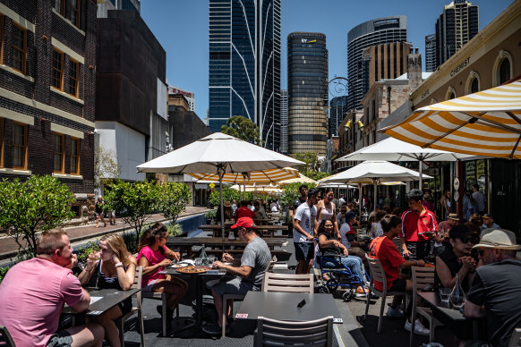 The polling found overall satisfaction with Sydney bounced back after the upheaval of COVID-19. 