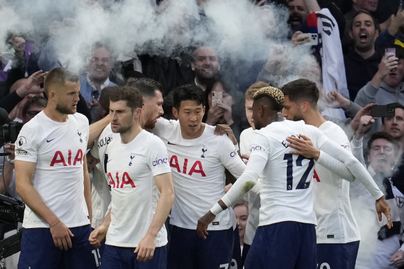 The win was Tottenham’s biggest over their bitter rivals in almost four decades.