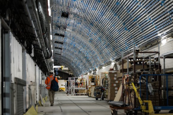 The Sydney Metro projects include a new rail line that runs under the central business district.